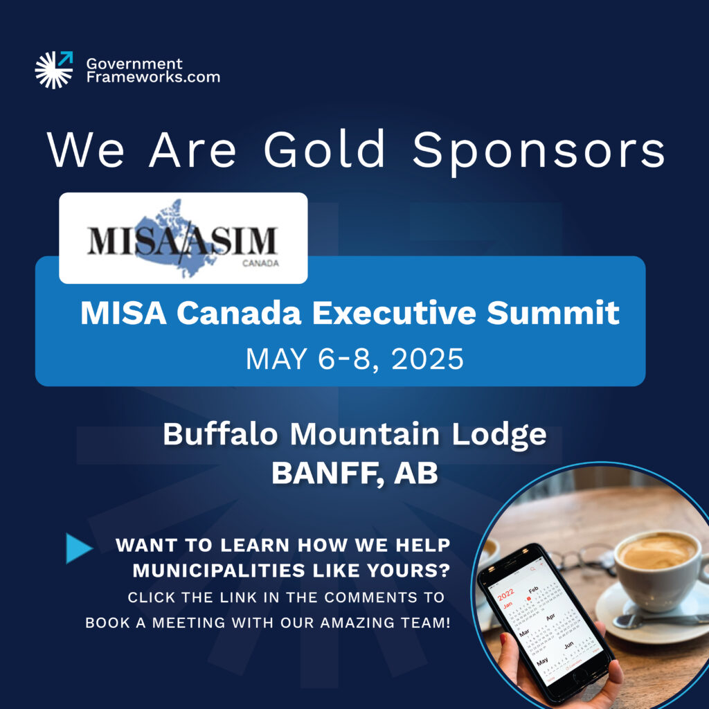 MISA Canada's Executive Summit (MCES) 2025 Gold Sponsors Municipal IT Leaders Conference